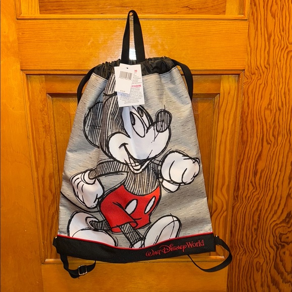Disney Mickey Mouse Drawstring Backpack - Picture 6 of 13